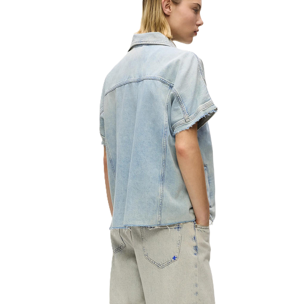 KARL LAGERFELD FADED DENIM JACKET B2W14036 3