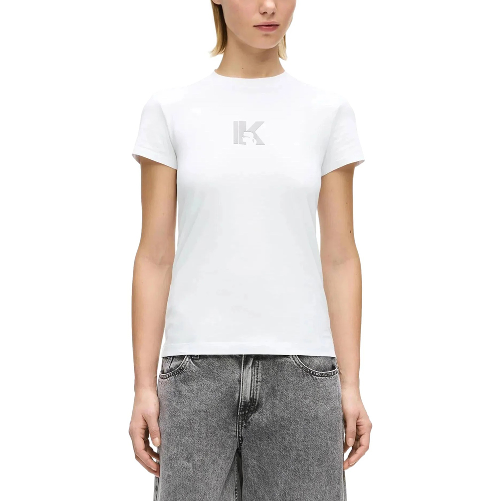 KARL LAGERFELD KLJ SLIM SS K LOGO TEE B2W17064 1