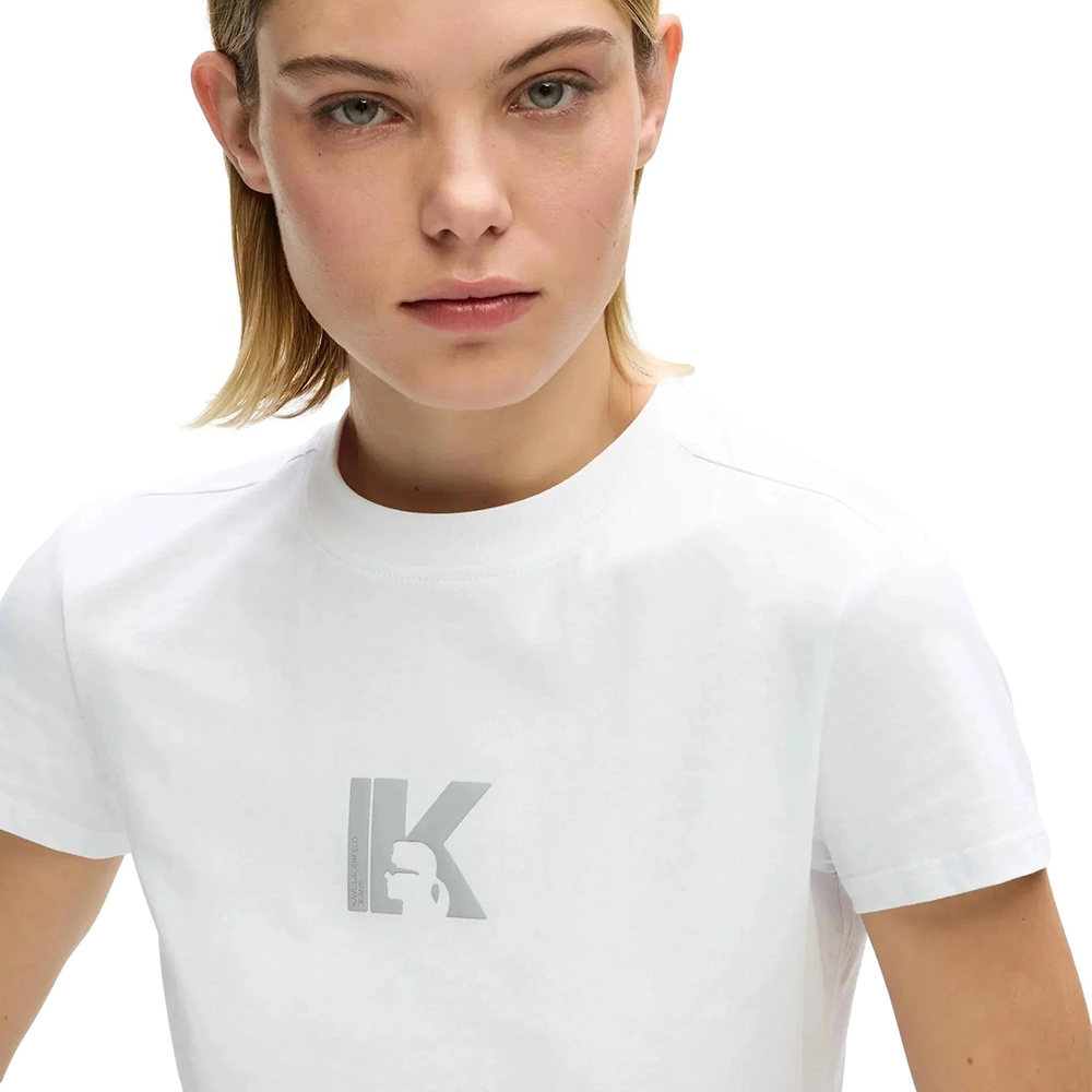KARL LAGERFELD KLJ SLIM SS K LOGO TEE B2W17064 3