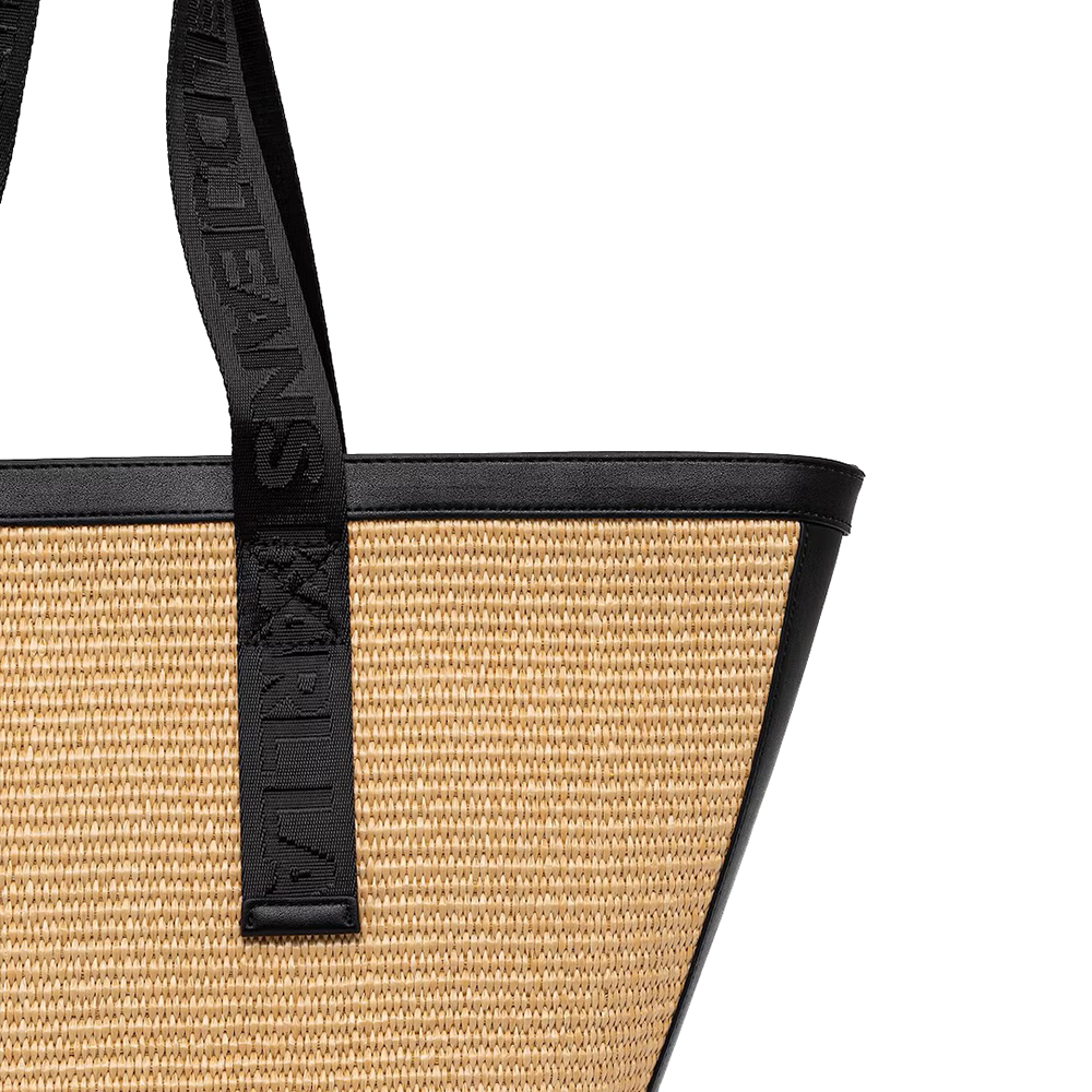 KARL LAGERFELD BOX LOGO RAFFIA SHOPPER B2W30113 3