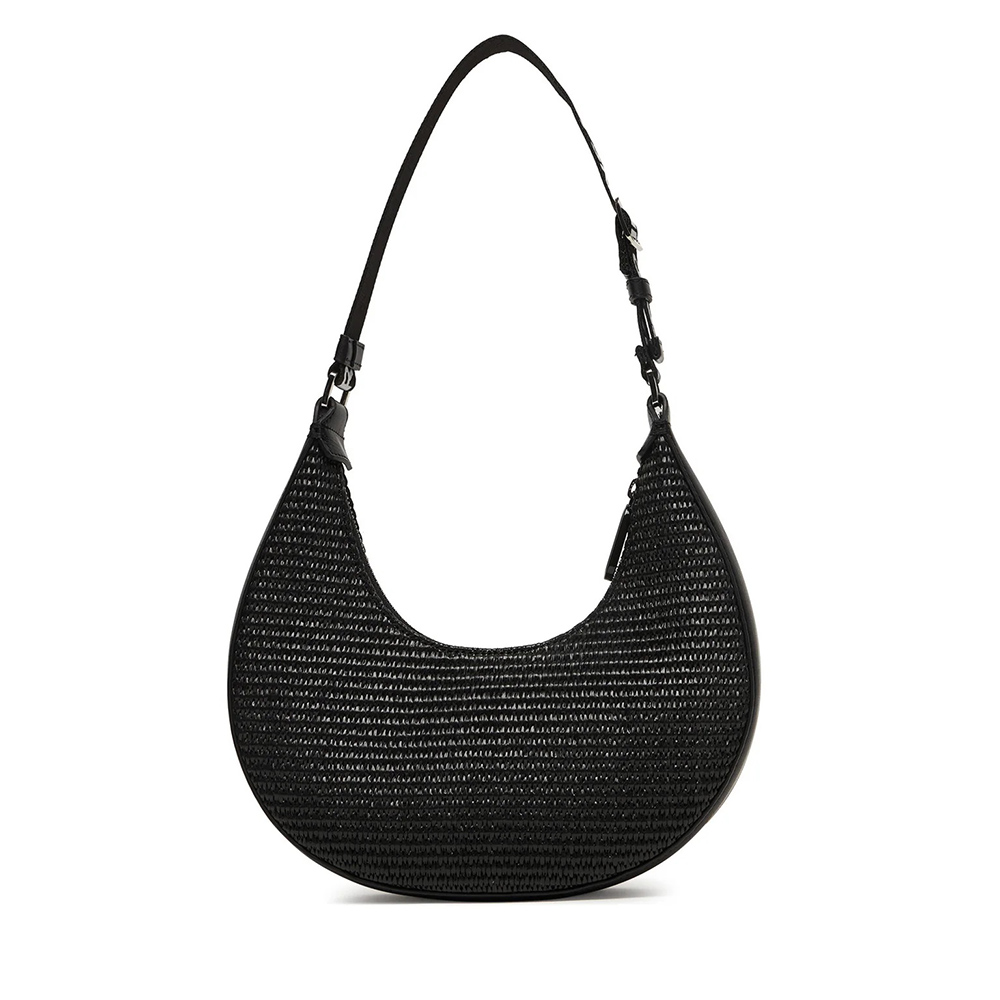 KARL LAGERFELD KLJ BOX LOGO RAFFIA HALFMOON B2W30120 3