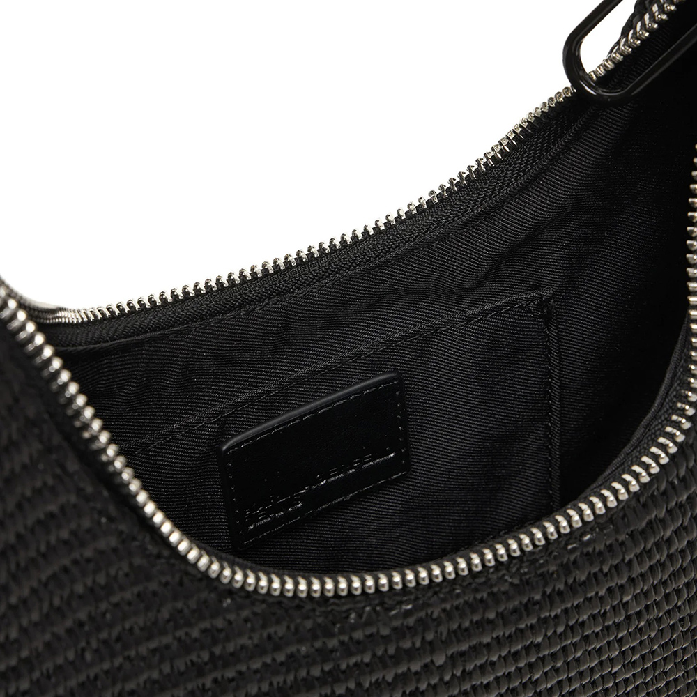 KARL LAGERFELD KLJ BOX LOGO RAFFIA HALFMOON B2W30120 4