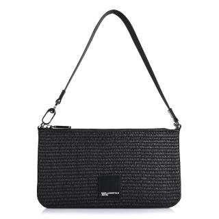 KARL LAGERFELD KLJ BOX LOGO RAFFIA POUCH B2W30213