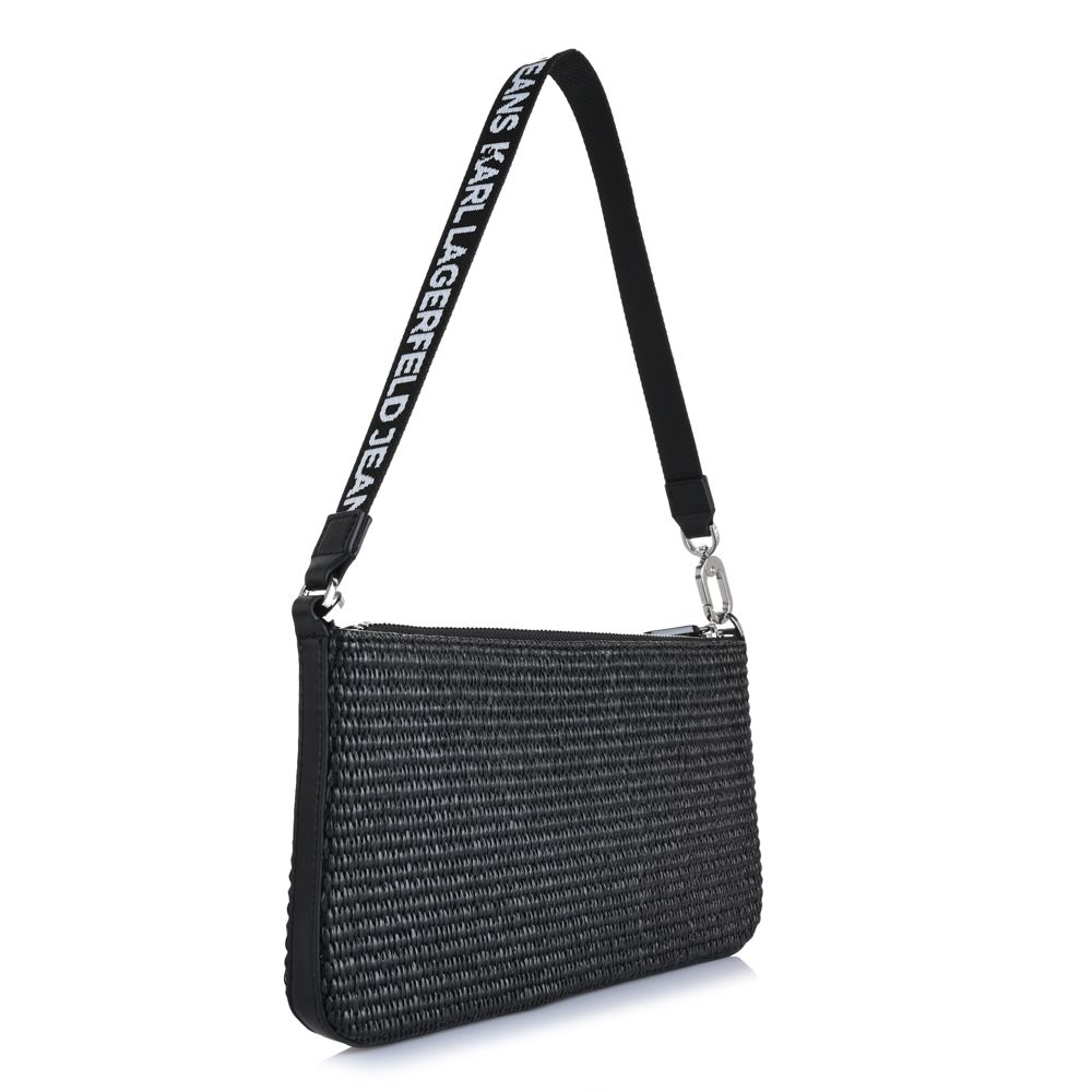 KARL LAGERFELD KLJ BOX LOGO RAFFIA POUCH B2W30213 2