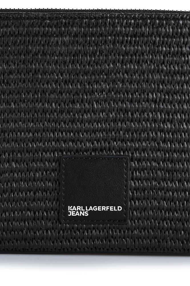 KARL LAGERFELD KLJ BOX LOGO RAFFIA POUCH B2W30213 3