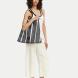 KARL LAGERFELD STRIPES MESH SUMMER TOTE B2W50049 4