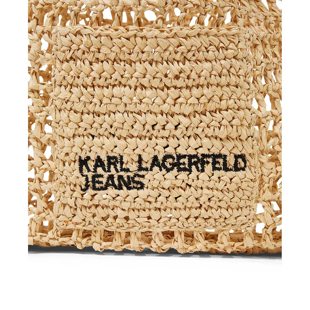KARL LAGERFELD RAFFIA SUMMER HOBO B2W50050 3