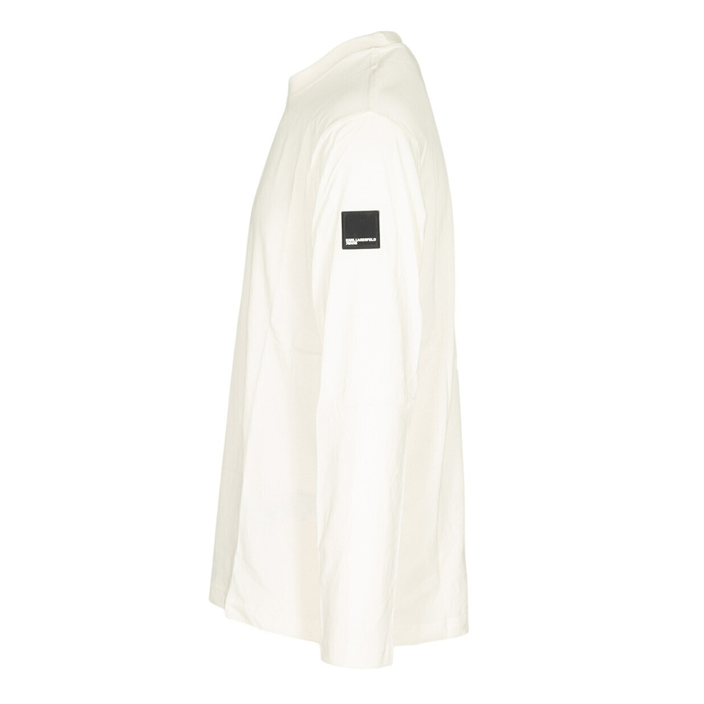 KARL LAGERFELD REG RUBBER PATCH LS TEE B3M17004 3