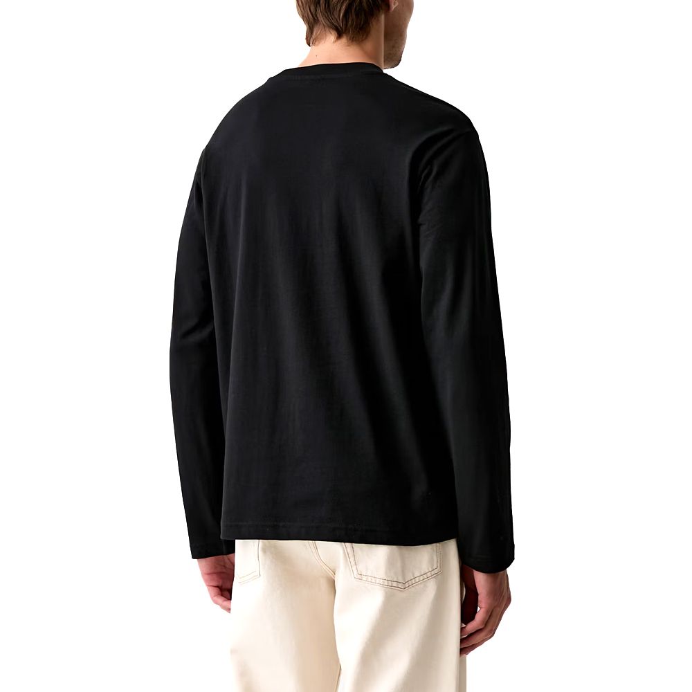 KARL LAGERFELD REG RUBBER PATCH LS TEE B3M17004 2