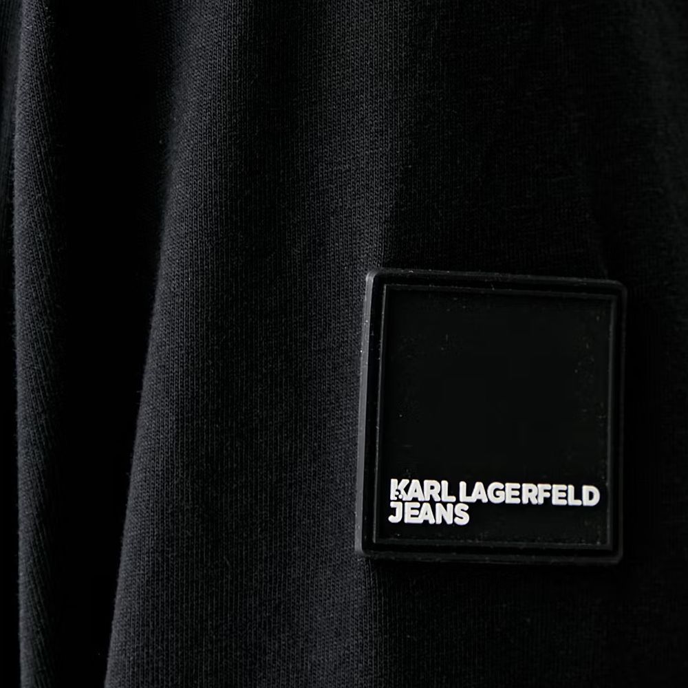 KARL LAGERFELD REG RUBBER PATCH LS TEE B3M17004 3
