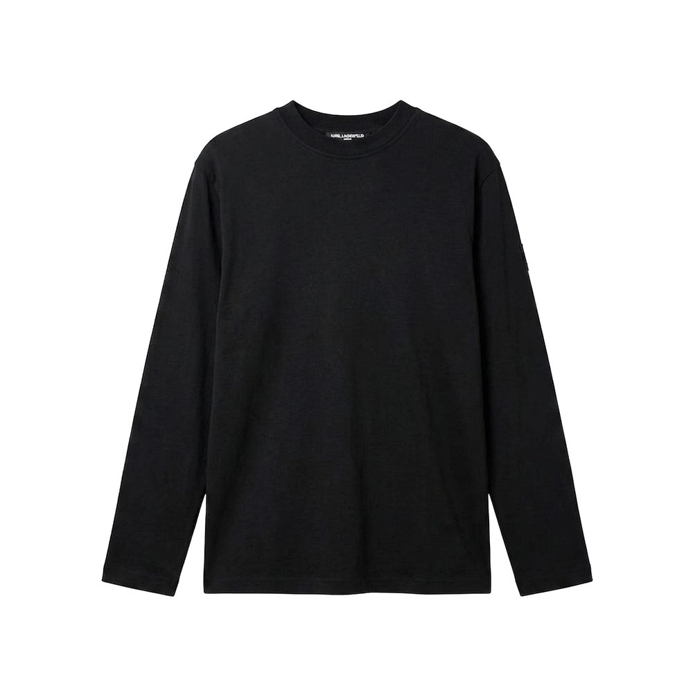 KARL LAGERFELD REG RUBBER PATCH LS TEE B3M17004 4