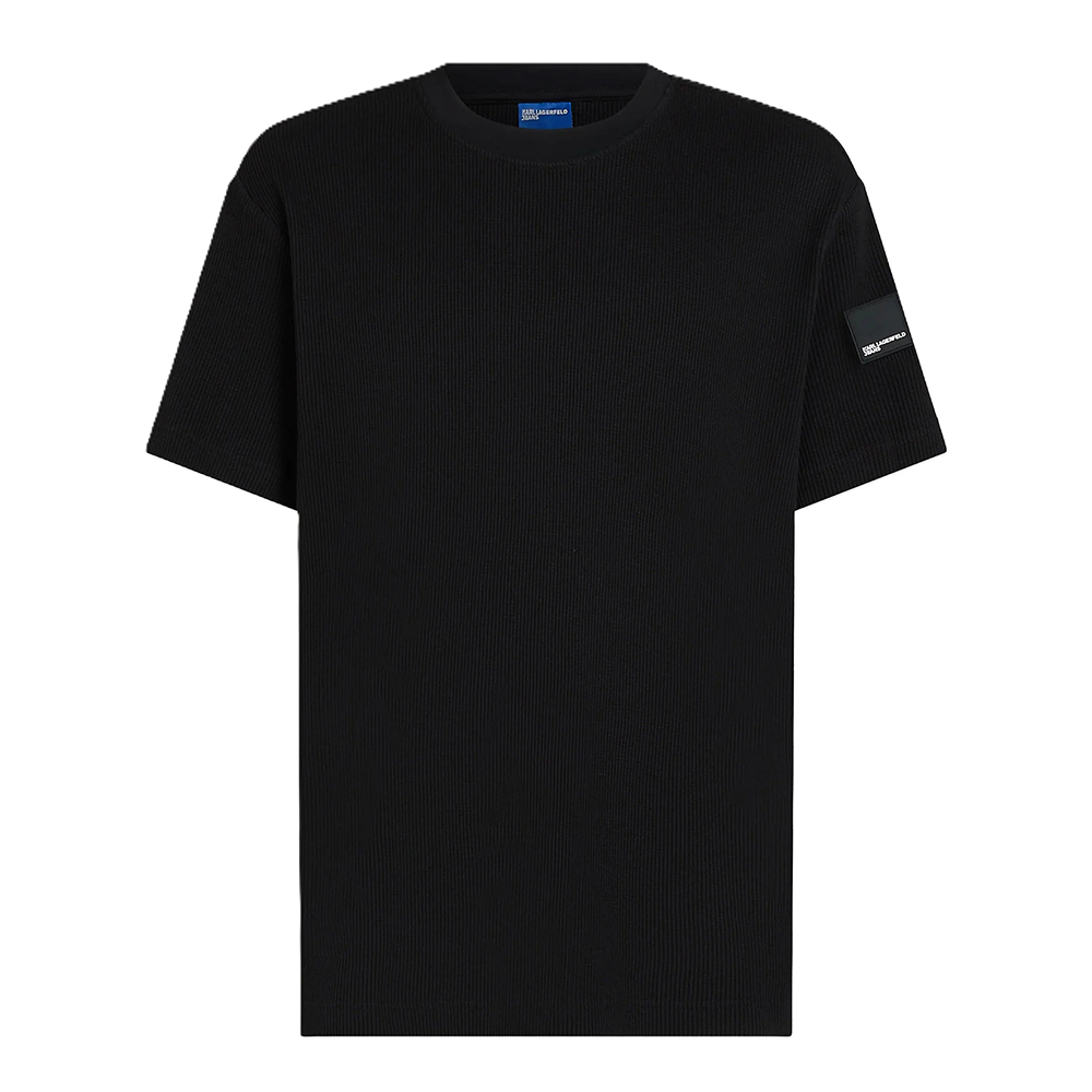 KARL LAGERFELD REG SS WAFFLE TEE B3M17088 3