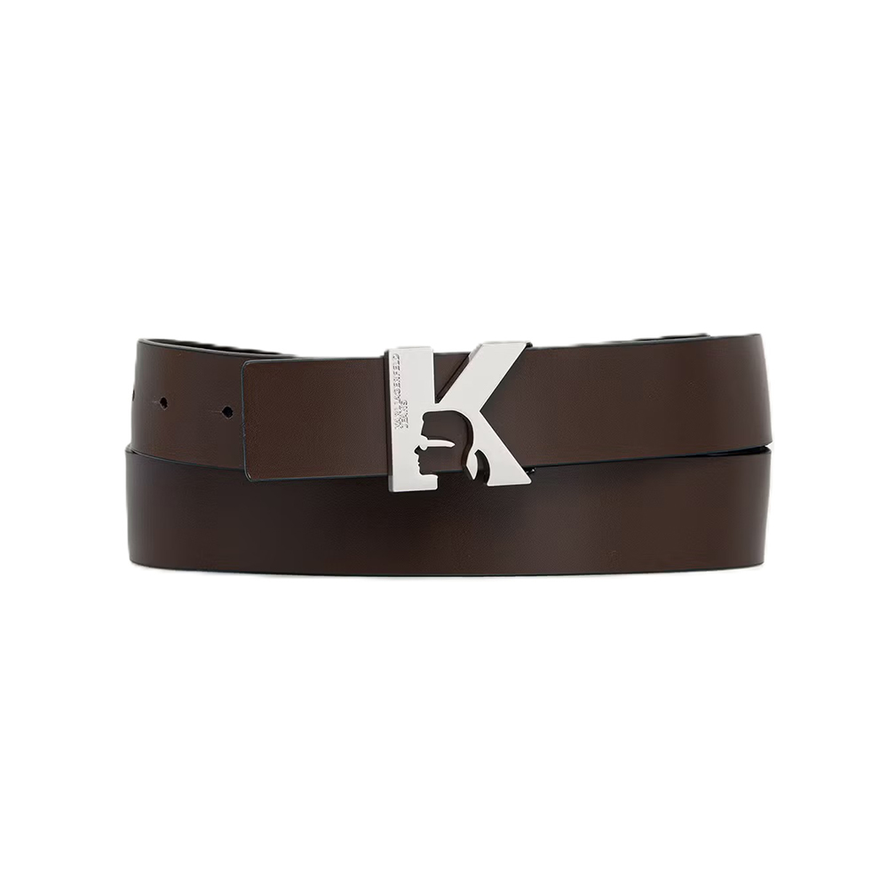 KARL LAGERFELD REVERSIBLE K LEATHER BELT B3M33076 1