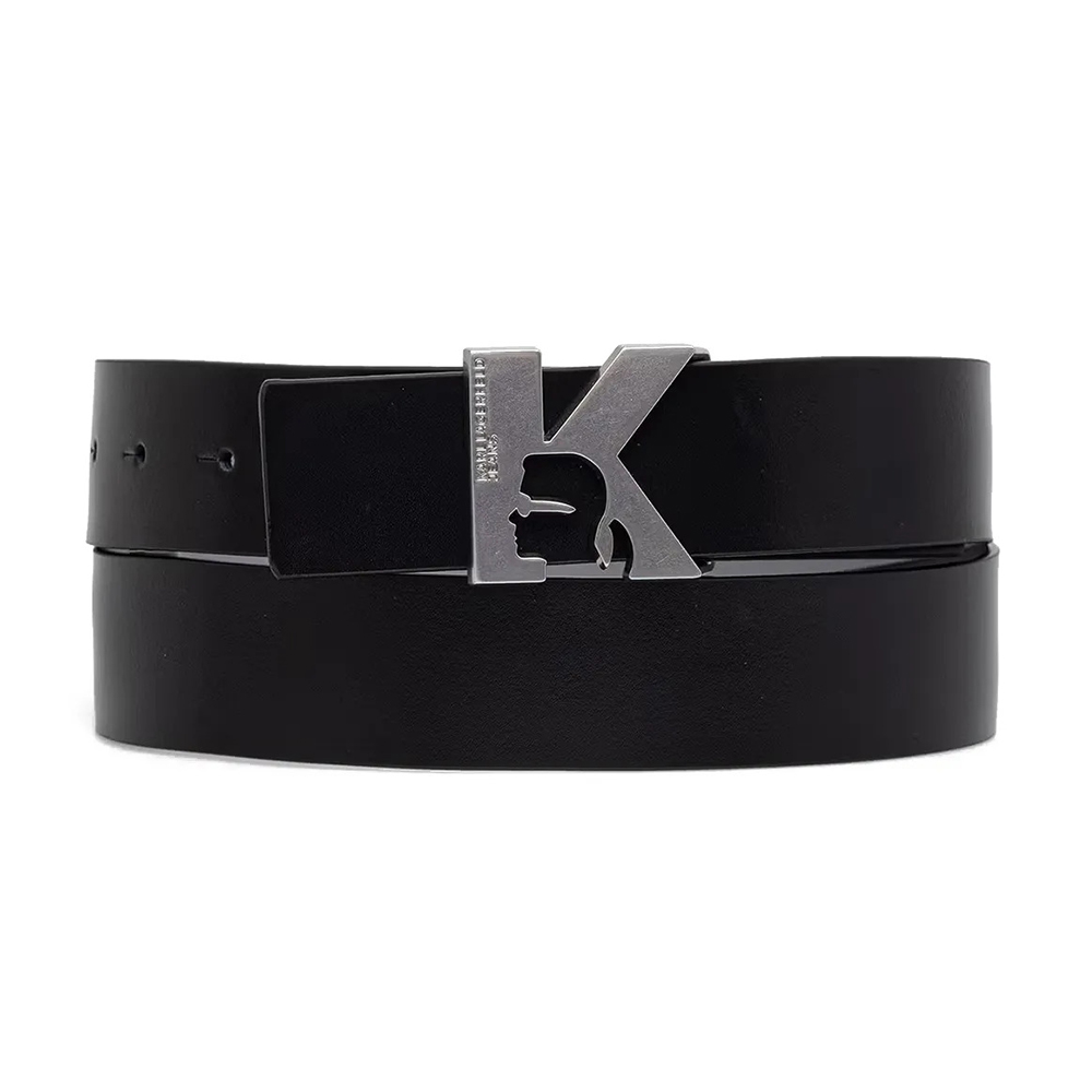 KARL LAGERFELD REVERSIBLE K LEATHER BELT B3M33076 1