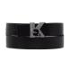 KARL LAGERFELD REVERSIBLE K LEATHER BELT B3M33076 1