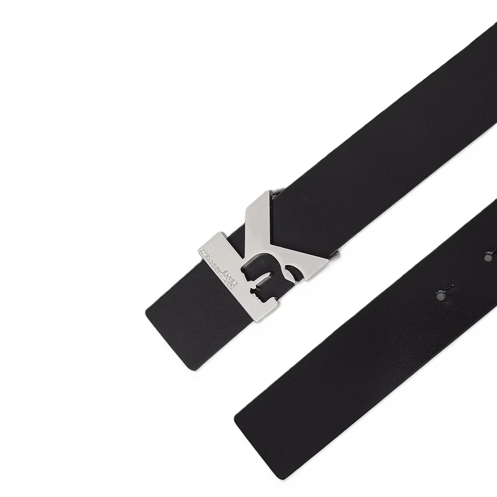 KARL LAGERFELD REVERSIBLE K LEATHER BELT B3M33076 3