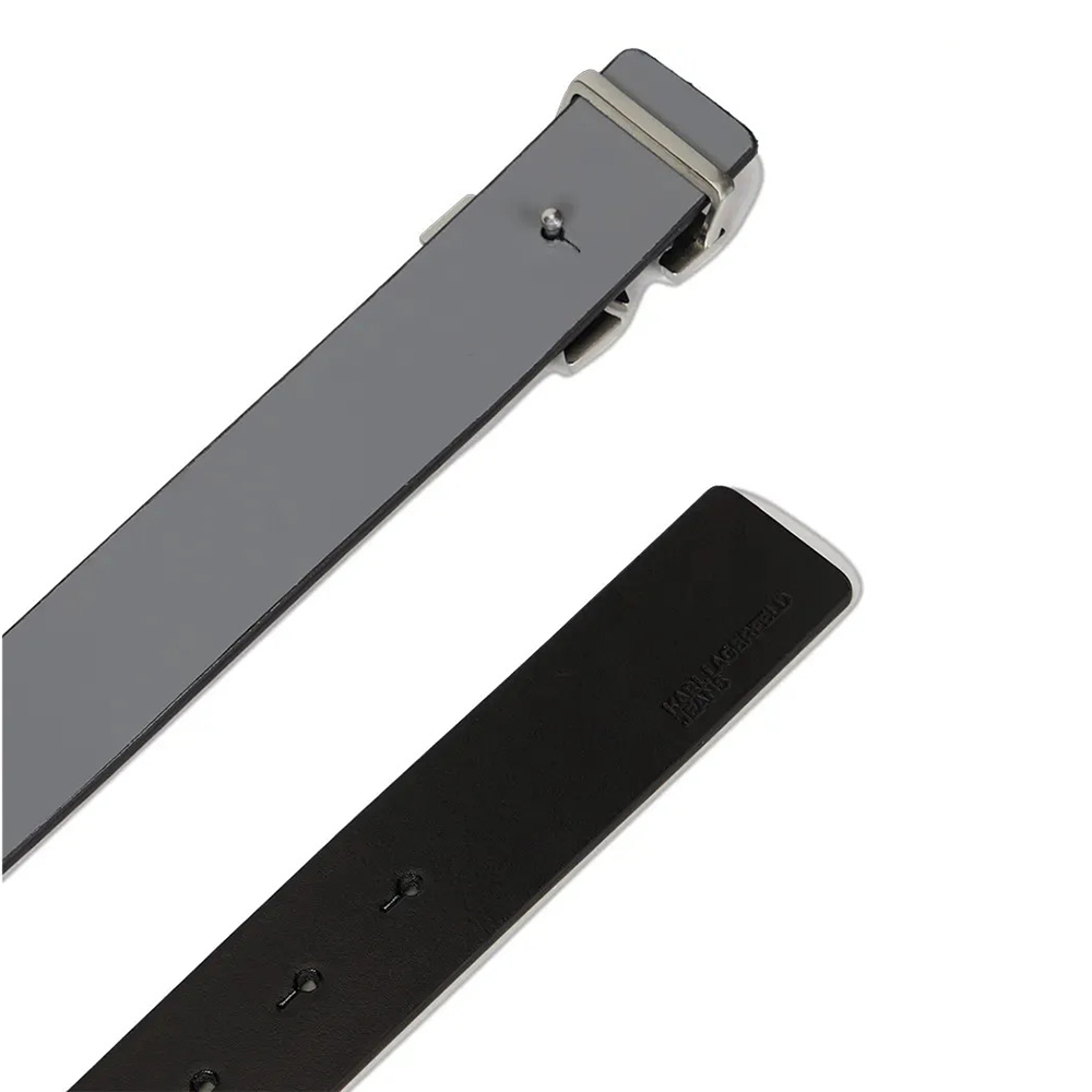 KARL LAGERFELD REVERSIBLE K LEATHER BELT B3M33076 4
