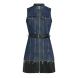 KARL LANGERFELD MIXED MATERIAL DRESS B3W13007 5