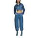 KARL LANGERFELD BLOCKED DENIM MICRO JACKET B3W14019 4