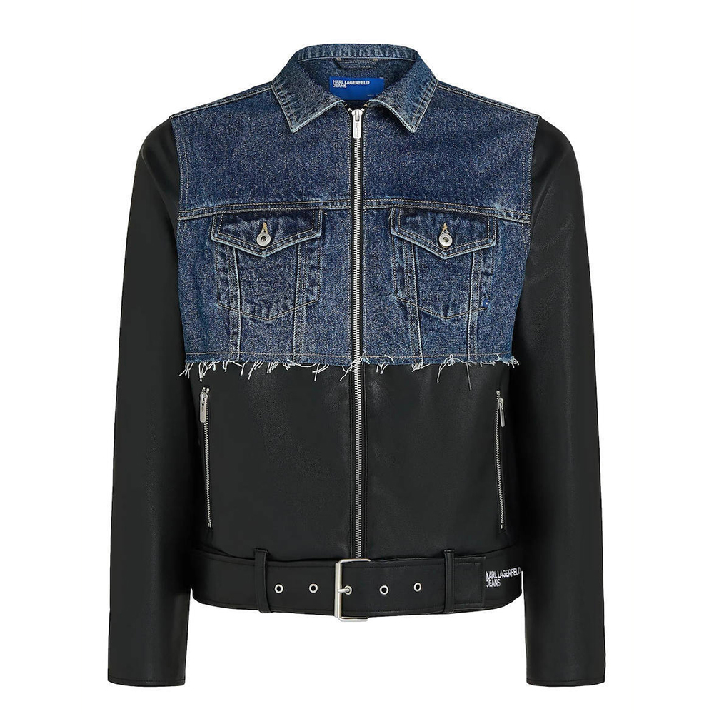 KARL LANGERFELD MIXED MATERIAL JACKET B3W14026 4
