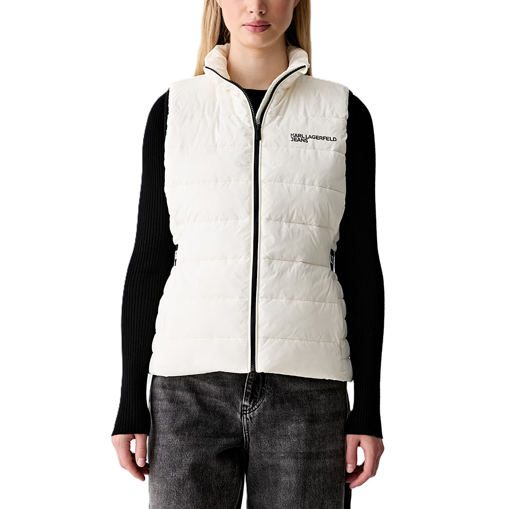 KARL LANGERFELD LIGHT PADDED LOGO VEST B3W15043 1