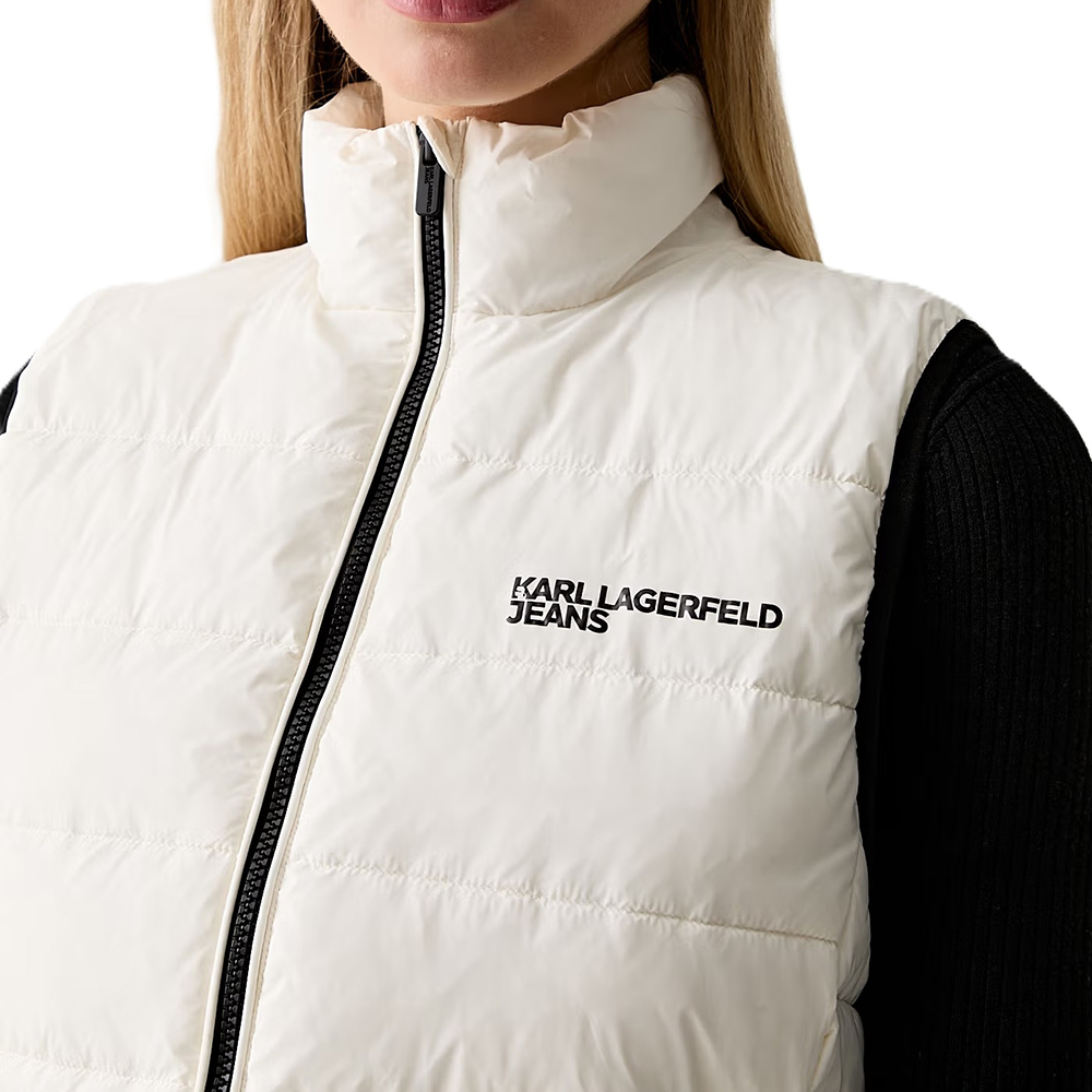KARL LANGERFELD LIGHT PADDED LOGO VEST B3W15043 3