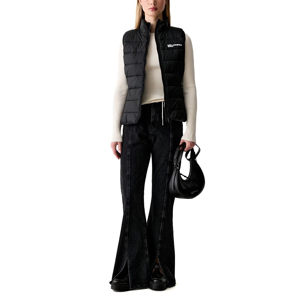 KARL LANGERFELD LIGHT PADDED LOGO VEST B3W15043 4