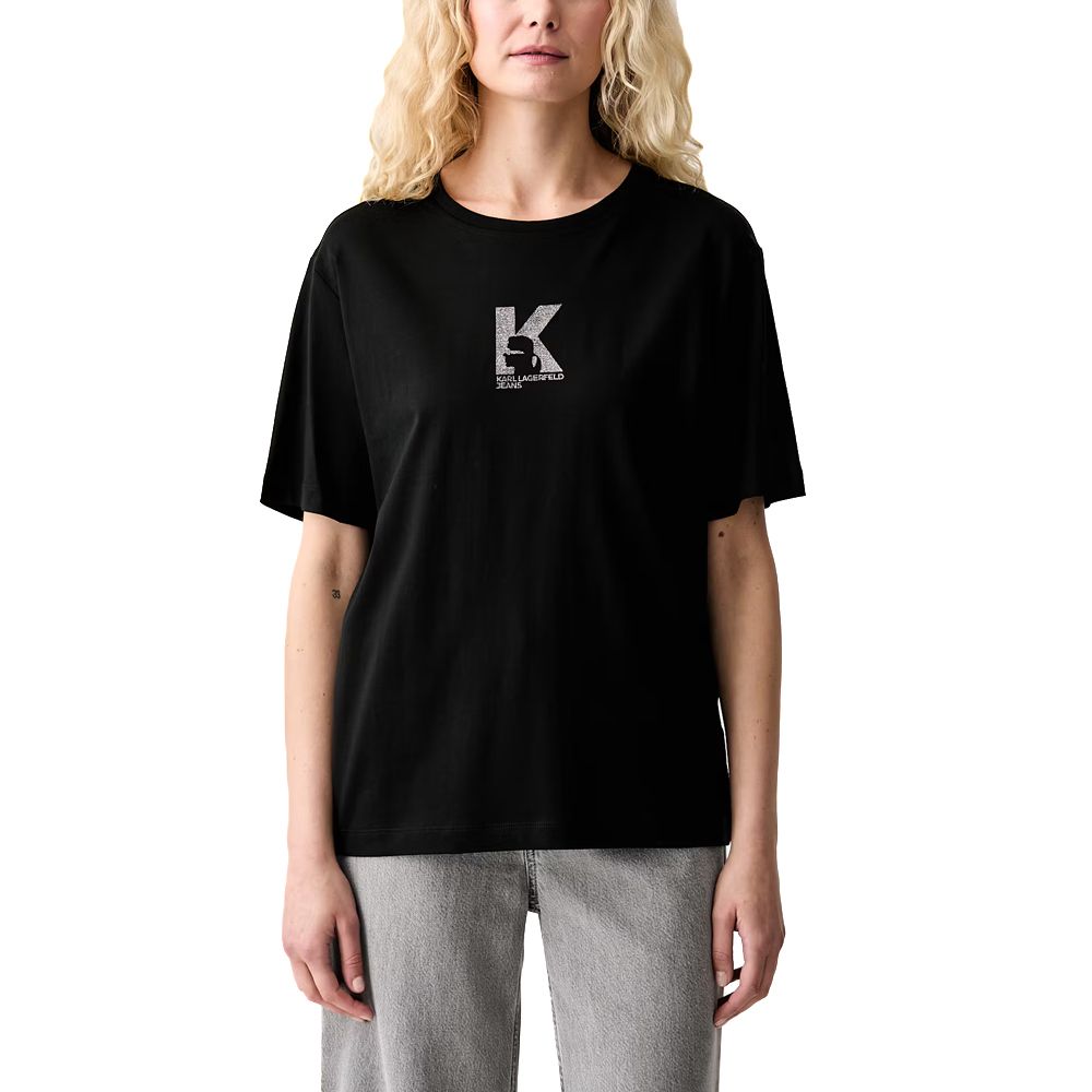 KARL LANGERFELD REG K LOGO TEE B3W17018 1