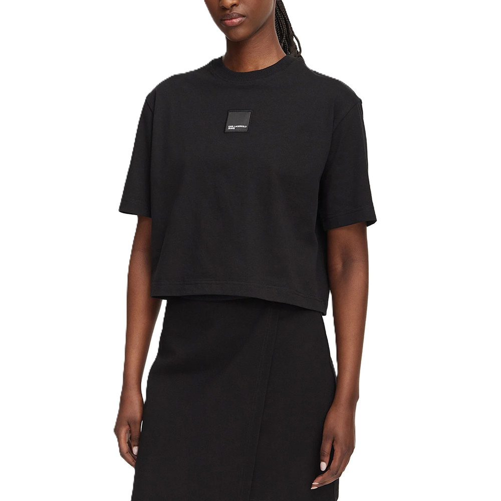 KARL LANGERFELD REG BOXY PATCH TEE B3W17022 1