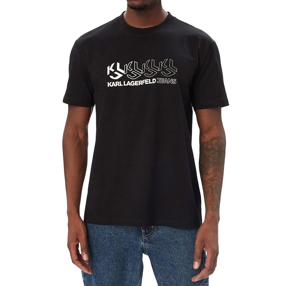 KARL LAGERFELD REG REPEAT MONOGRAM TEE B4M17025 1