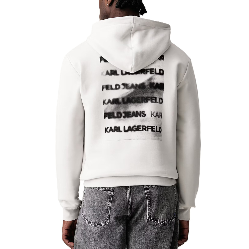 KARL LAGERFELD REG SMOKE LOGO HOODIE B4M20023 2