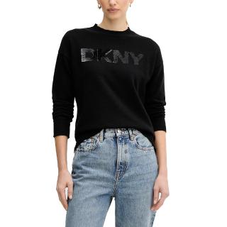 DJ4R0407 LOGO ΠΟΥΛΟΒΕΡ ΜΑΚΡΥΜΑΝΙΚΟ DKNY