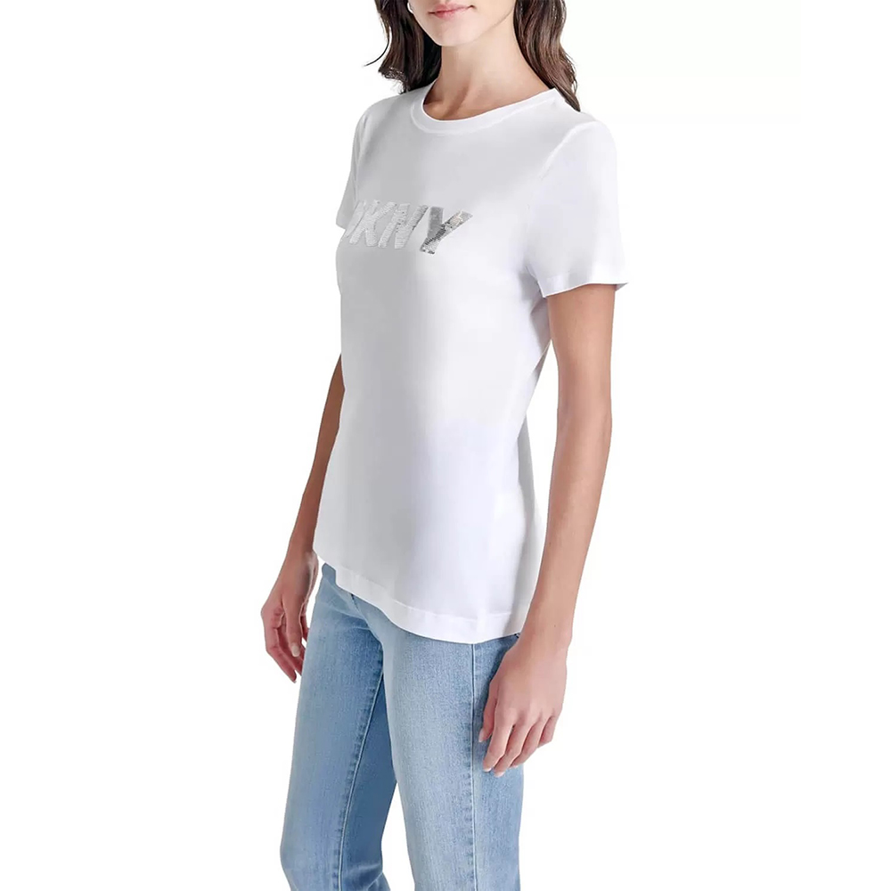 DKNY DJ4T1268 LOGO ΜΠΛΟΥΖΑΚΙ ΚΟΝΤΟΜΑΝΙΚΟ DKNY 2