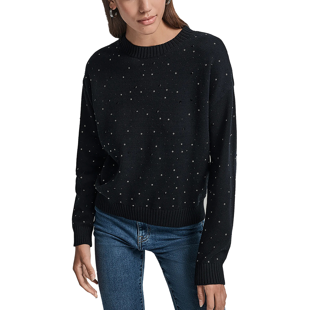 DJ5R0826  ΠΟΥΛΟΒΕΡ ΜΑΚΡΥΜΑΝΙΚΟ DKNY 1