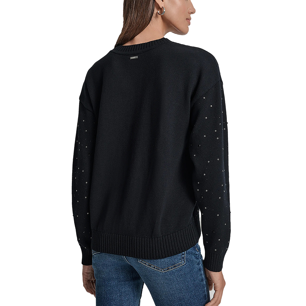 DJ5R0826  ΠΟΥΛΟΒΕΡ ΜΑΚΡΥΜΑΝΙΚΟ DKNY 2