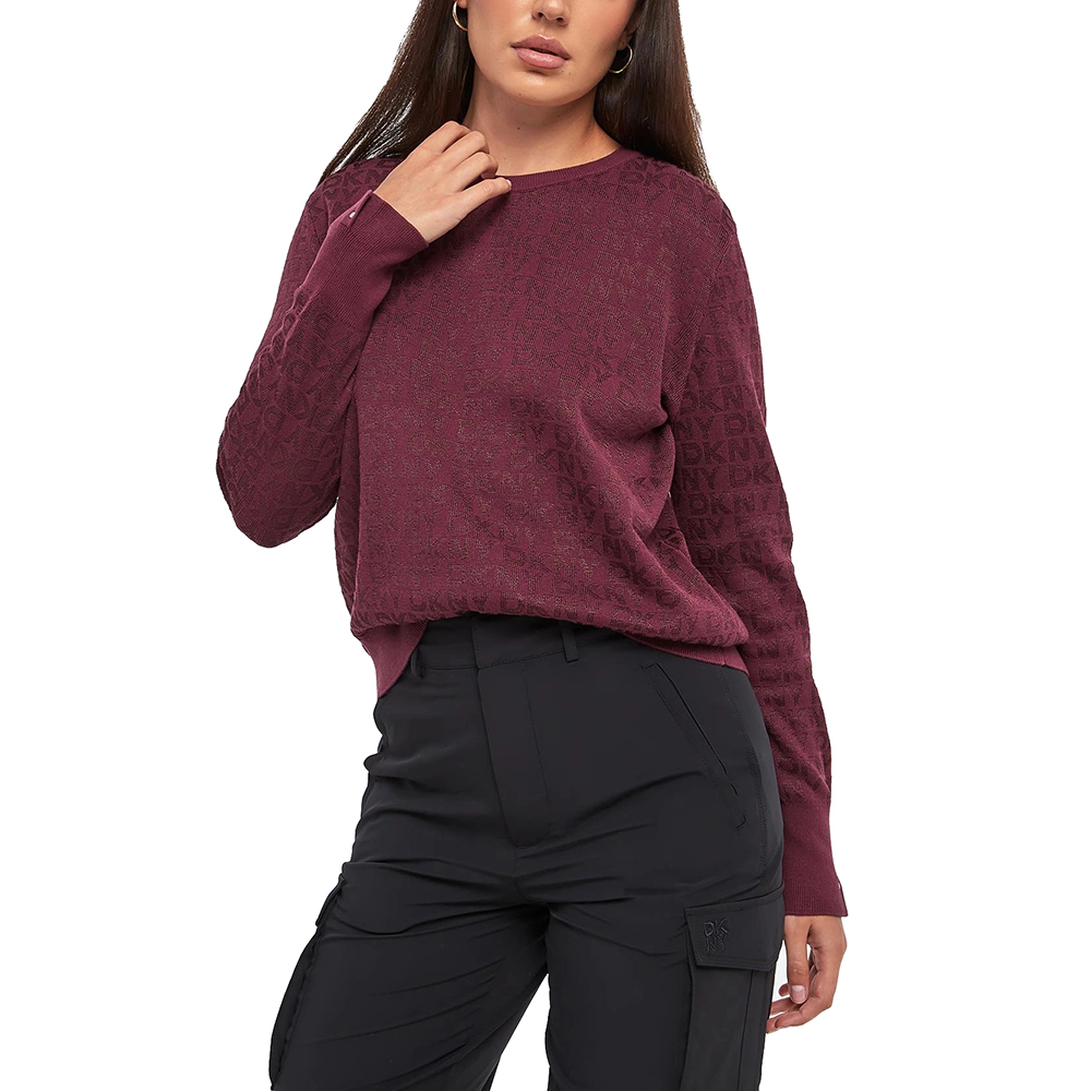 DJ5R0877  ΠΟΥΛΟΒΕΡ ΜΑΚΡΥΜΑΝΙΚΟ DKNY 1