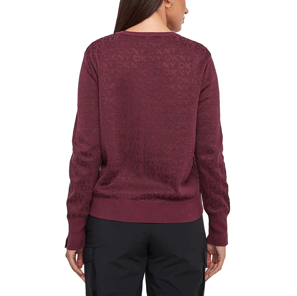 DJ5R0877  ΠΟΥΛΟΒΕΡ ΜΑΚΡΥΜΑΝΙΚΟ DKNY 2