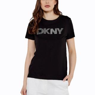 DJ5T1423 LOGO ΜΠΛΟΥΖΑΚΙ ΚΟΝΤΟΜΑΝΙΚΟ DKNY