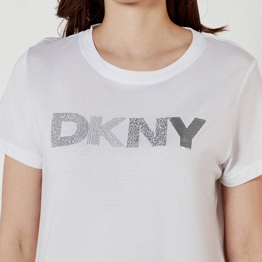 DJ5T1423 LOGO ΜΠΛΟΥΖΑΚΙ ΚΟΝΤΟΜΑΝΙΚΟ DKNY 2