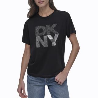 DJ5T1433 LOGO ΜΠΛΟΥΖΑΚΙ ΚΟΝΤΟΜΑΝΙΚΟ DKNY