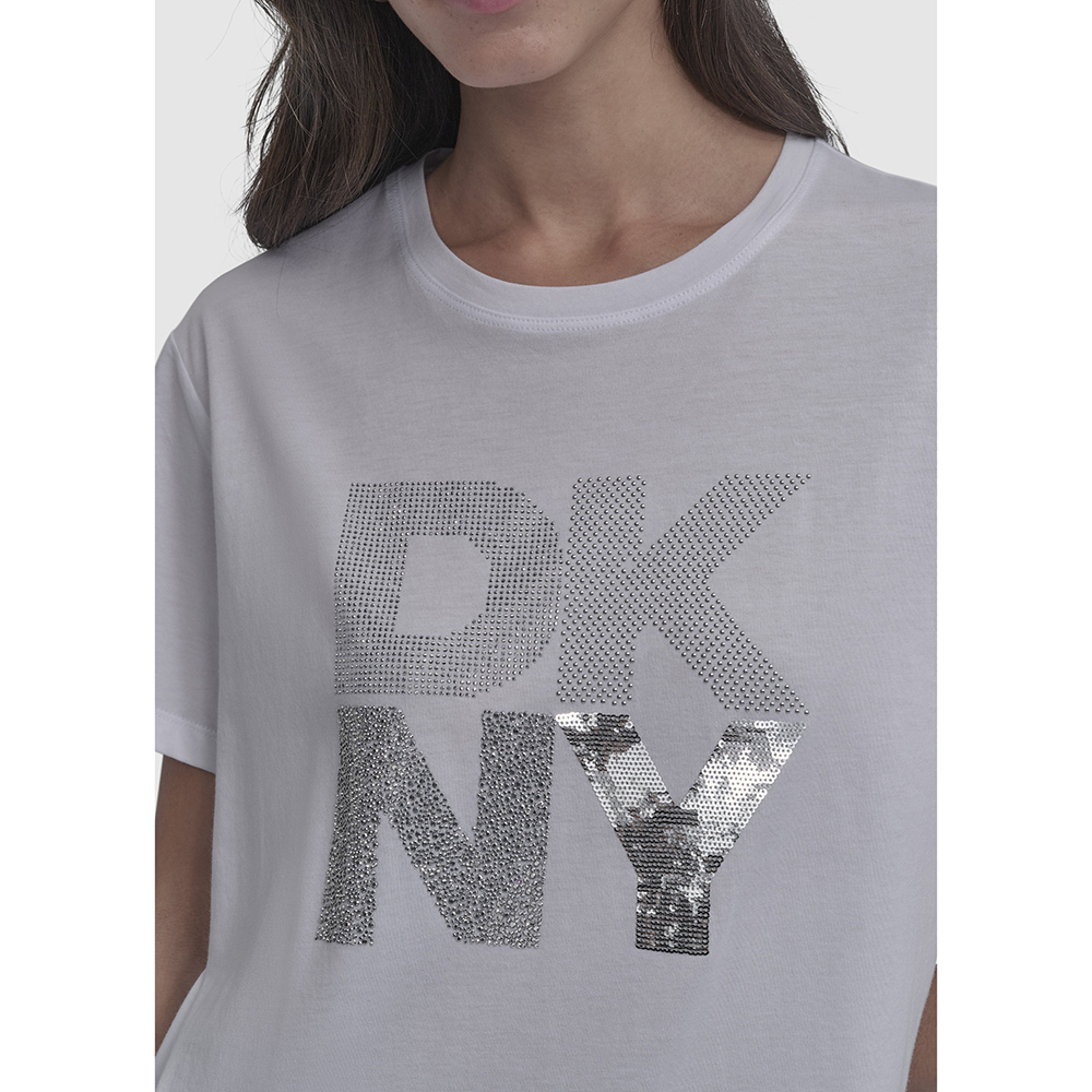 DJ5T1433 LOGO ΜΠΛΟΥΖΑΚΙ ΚΟΝΤΟΜΑΝΙΚΟ DKNY 2
