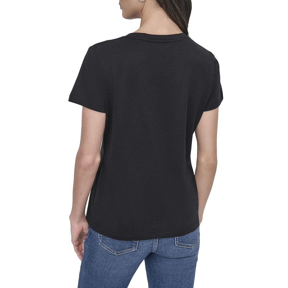 DJ5T1508 LOGO ΜΠΛΟΥΖΑΚΙ ΚΟΝΤΟΜΑΝΙΚΟ DKNY 2