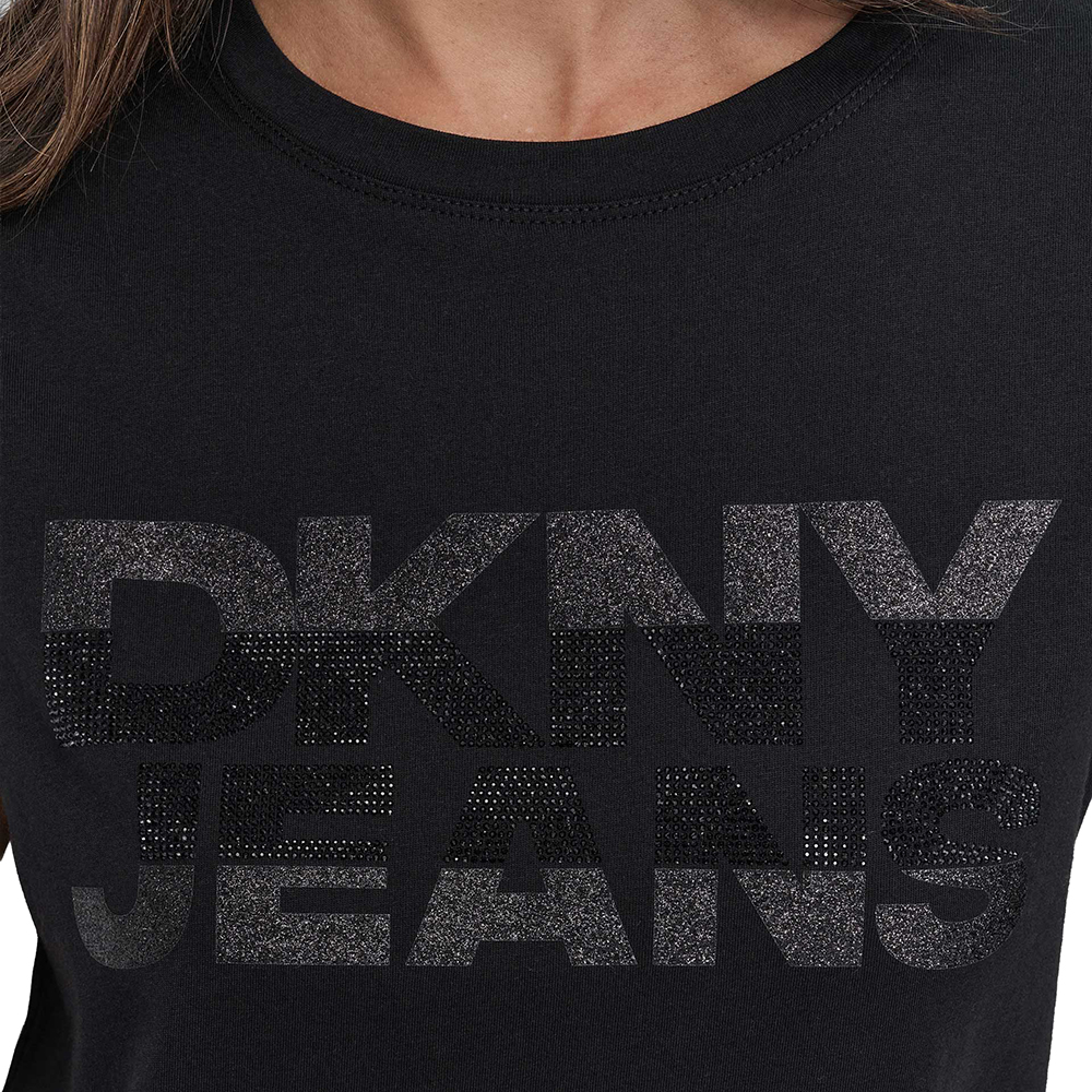 DJ5T1508 LOGO ΜΠΛΟΥΖΑΚΙ ΚΟΝΤΟΜΑΝΙΚΟ DKNY 3