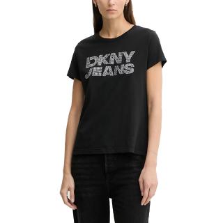 DJ6T1692 LOGO ΜΠΛΟΥΖΑΚΙ ΚΟΝΤΟΜΑΝΙΚΟ DKNY