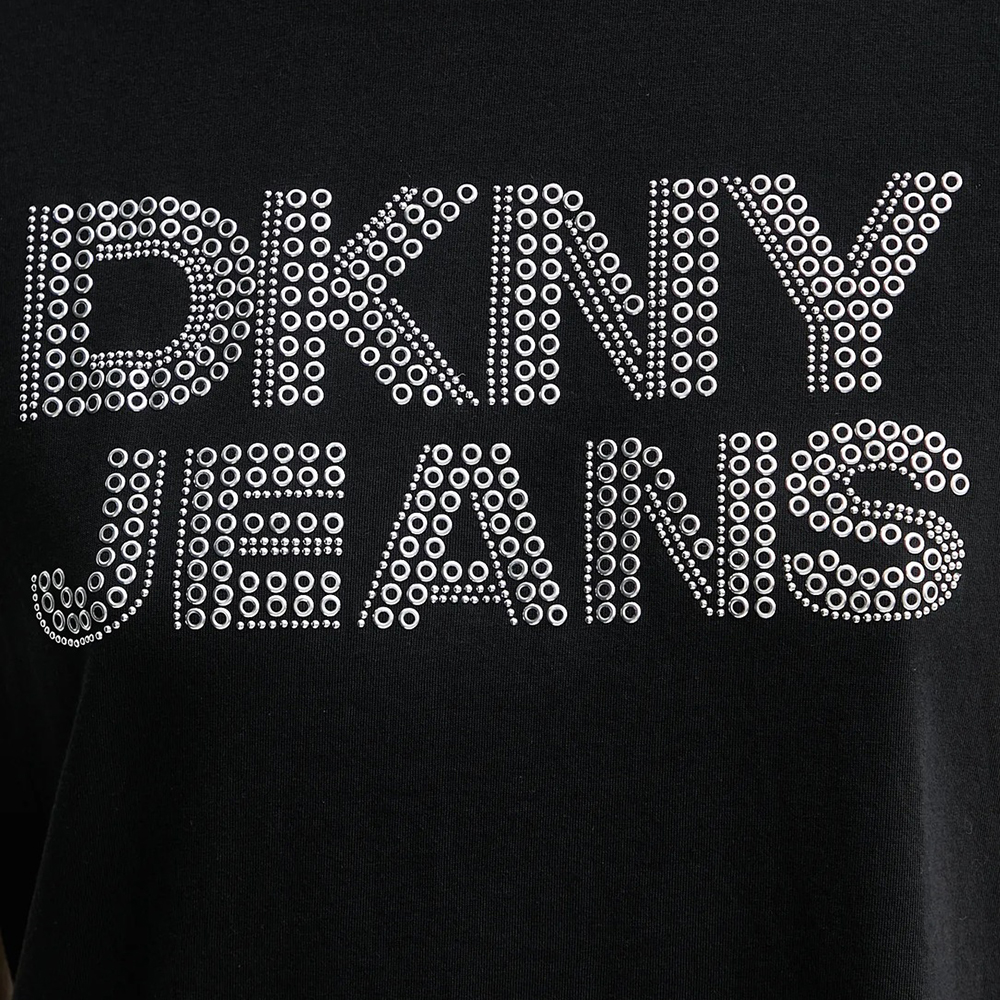 DJ6T1692 LOGO ΜΠΛΟΥΖΑΚΙ ΚΟΝΤΟΜΑΝΙΚΟ DKNY 3