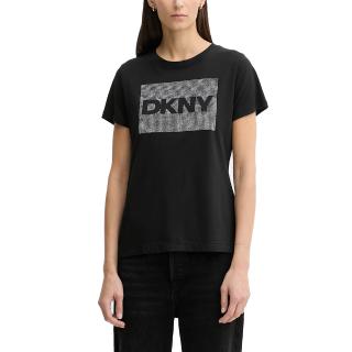 DJ6T1701 LOGO ΜΠΛΟΥΖΑΚΙ ΚΟΝΤΟΜΑΝΙΚΟ DKNY