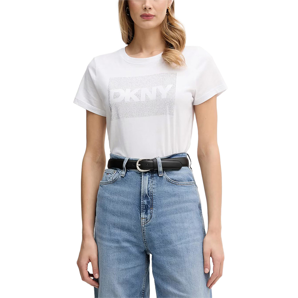 DJ6T1701 LOGO ΜΠΛΟΥΖΑΚΙ ΚΟΝΤΟΜΑΝΙΚΟ DKNY 1