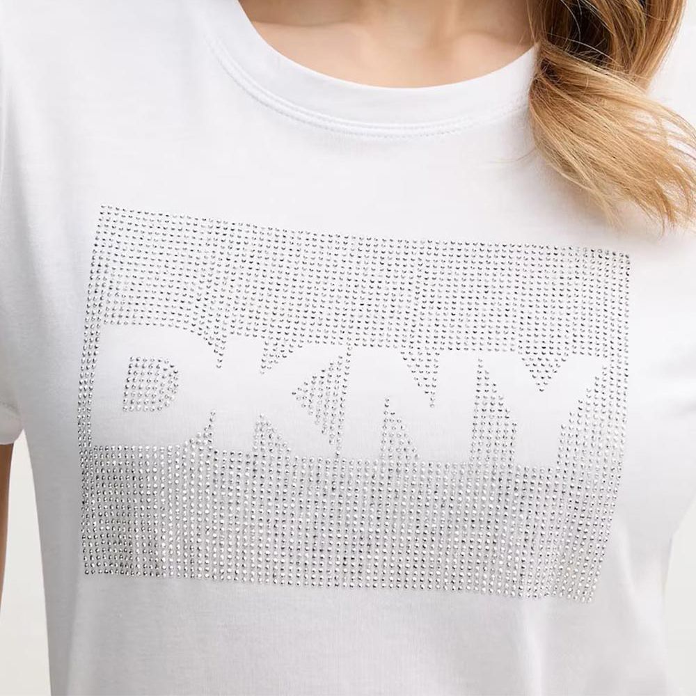 DJ6T1701 LOGO ΜΠΛΟΥΖΑΚΙ ΚΟΝΤΟΜΑΝΙΚΟ DKNY 3