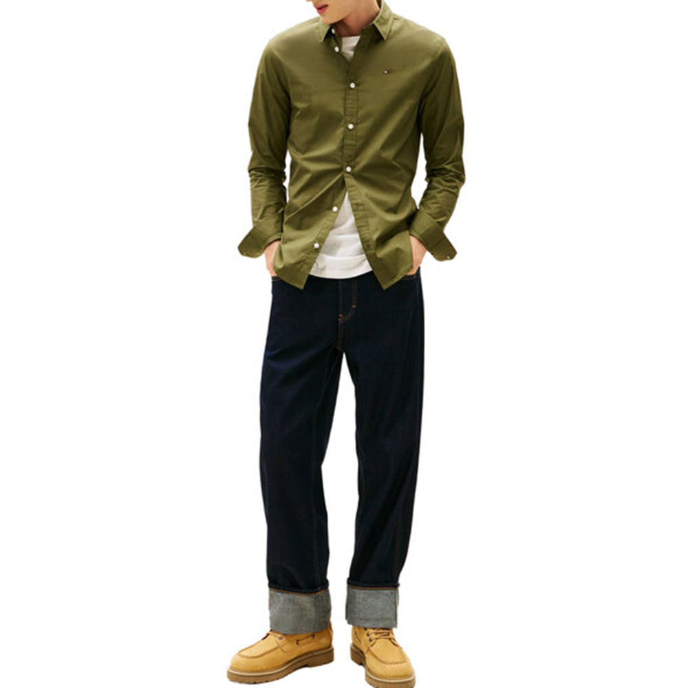 TOMMY HILFIGER TJM ORIGINAL STRETCH SHIRT DM0DM04405 4