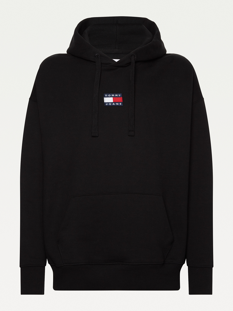 TJM TOMMY BADGE HOODIE OVERSIZED DM0DM10904 1